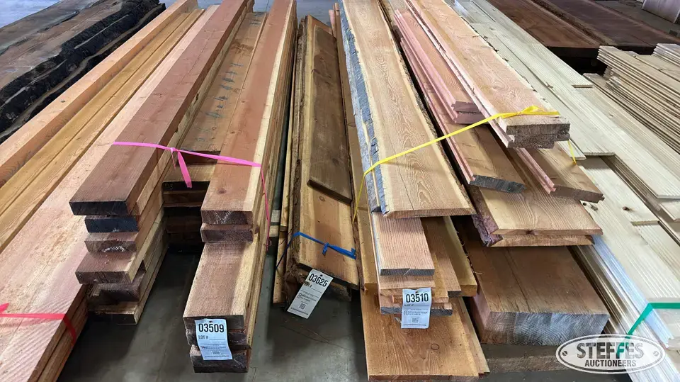 (6) Redwood boards Business Inventory