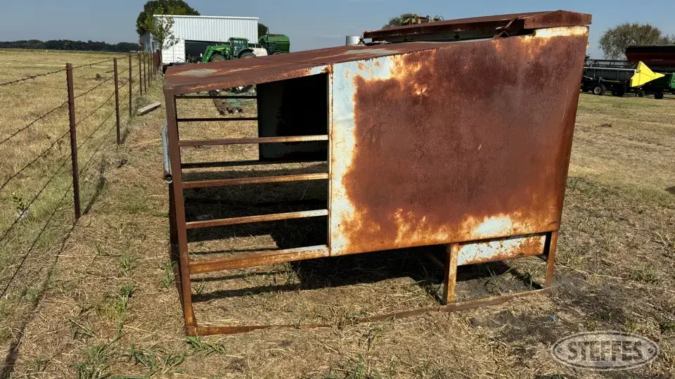 Shop-built calf creep feeder Feeders and Bunk