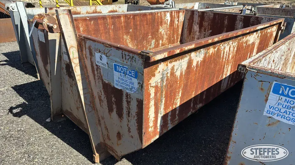 10 yd. roll-off dumpster Construction Support Item