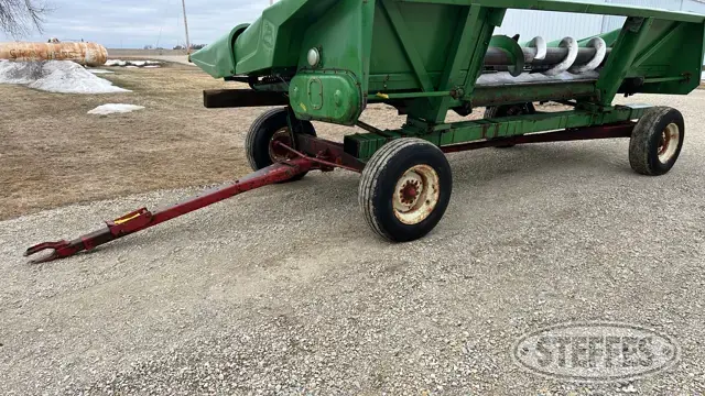 Shop-built 4-wheel header trailer