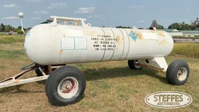 Trinity 1,000 gal. NH3 tank