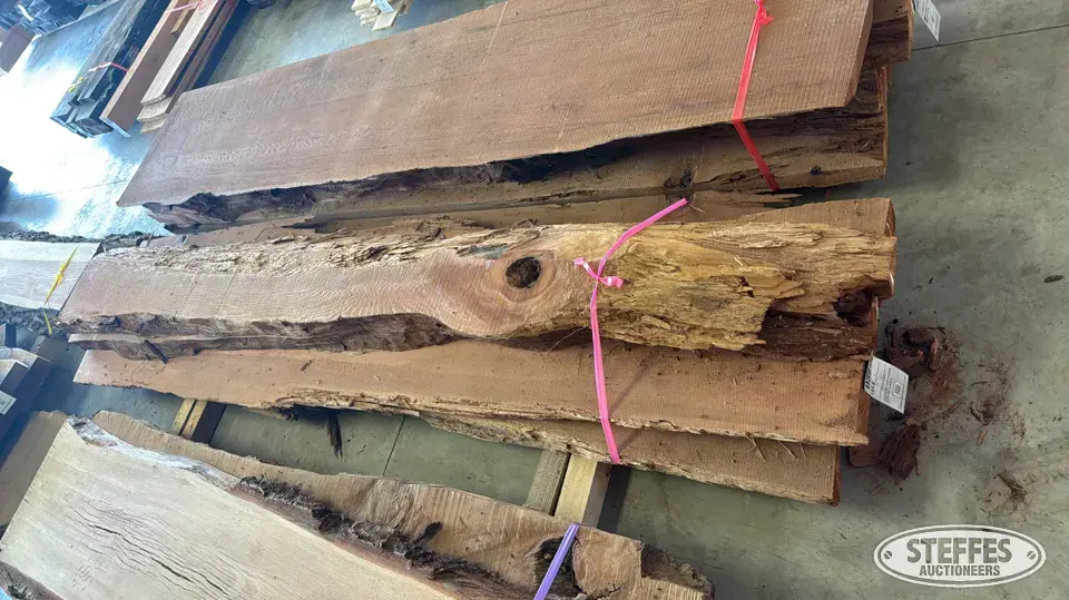 (3) Redwood slabs Business Inventory