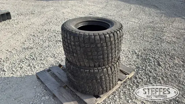 (2) Galaxy 33x15.50-16.5 air seeder tires
