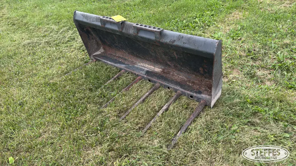 Bobcat skid steer tine bucket Skid Steer Attachments-Other