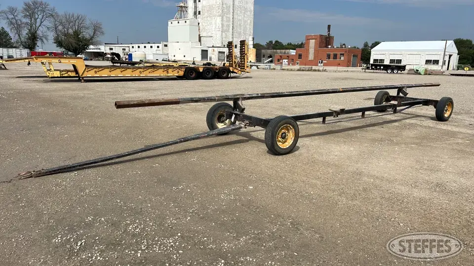Shop-built header trailer
