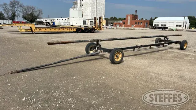 Shop-built header trailer