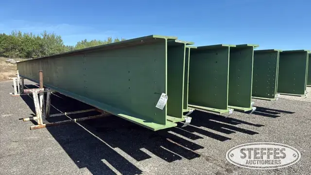 (1) Temporary bridge support beam
