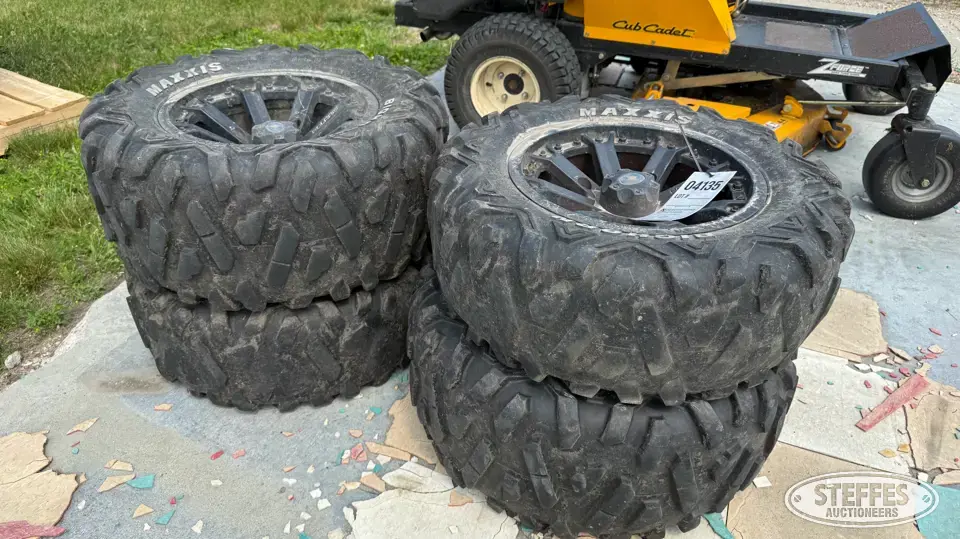 (4) Big Horn Maxxis tires ATV-UTV Tires and Track