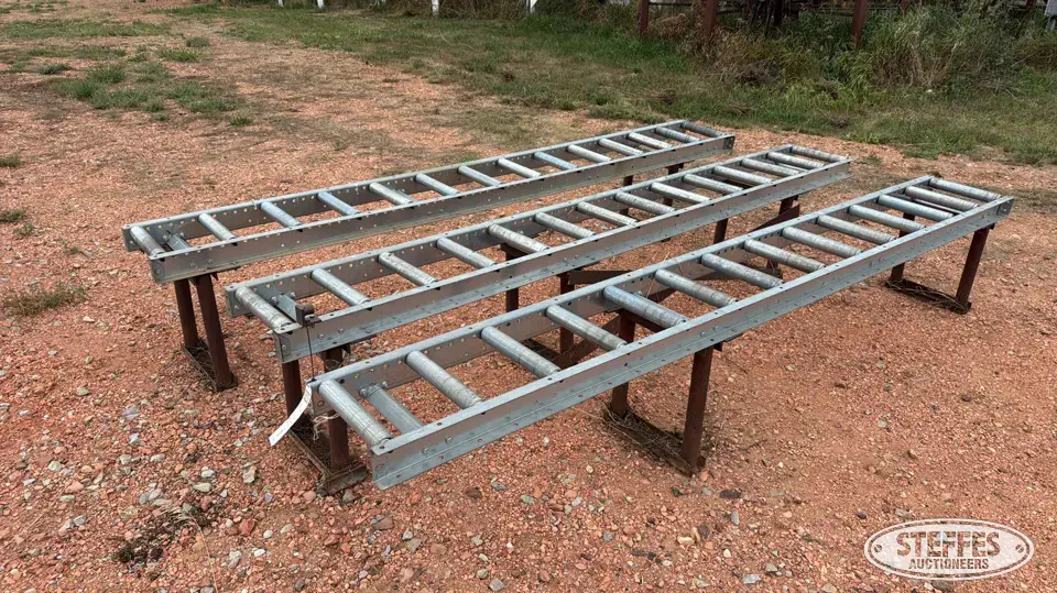 (3) Shop-built roller tables General Tools and Shop Supply
