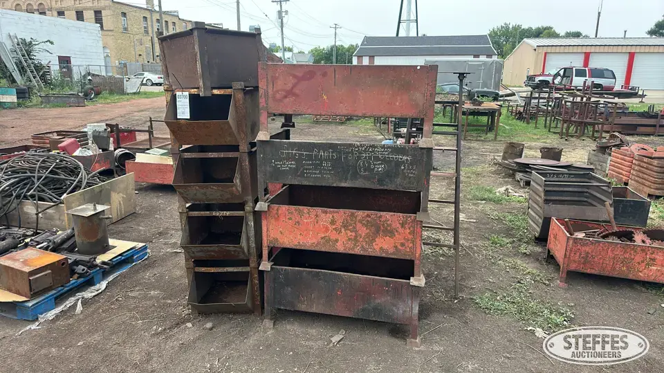 Storage bins & ladder Storage and Bench