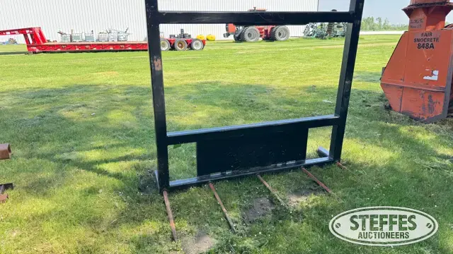 Shop-built bale spear