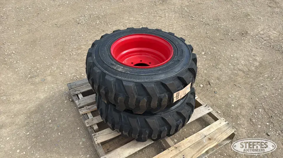 (2) Beaver 12-16.5 skid steer tires Tractor-Implement Tire