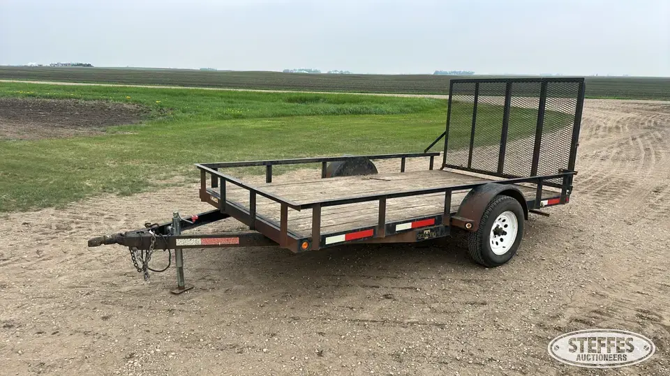2008 Tarnel single axle utility trailer
