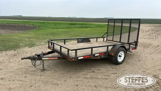 2008 Tarnel single axle utility trailer