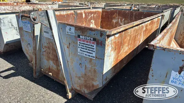 10 yd. roll-off dumpster