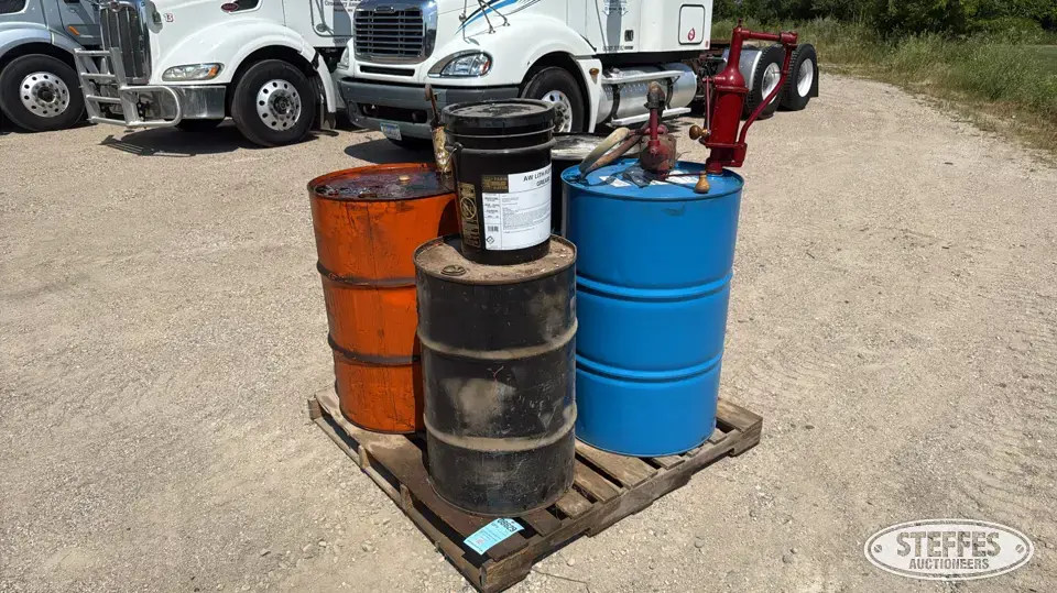 (4) Drums of consumables General Tools and Shop Supply