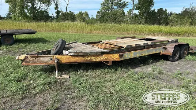 Shop-built tandem axle ag trailer