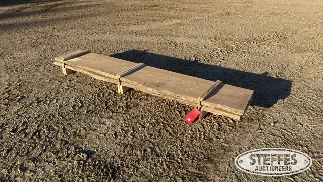 (2) White oak live edge boards