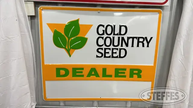Gold Country Seed Dealer sign