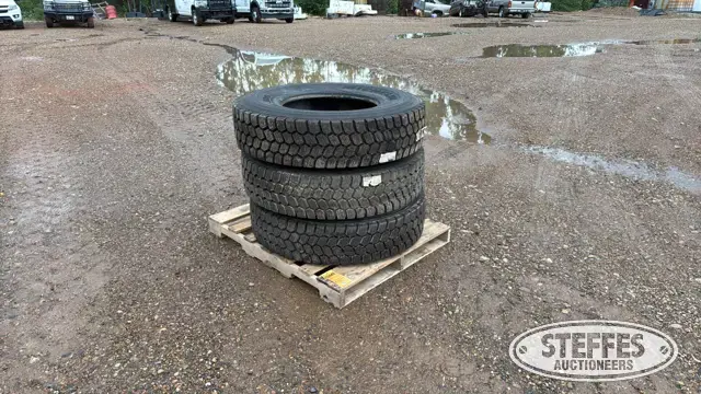 (3) Michelin X 12R22.5 tires