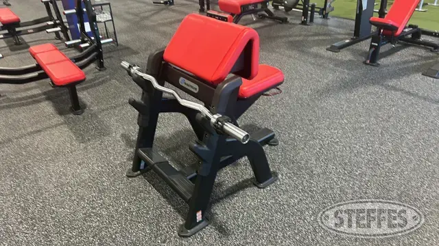 Nautilus preacher curl bench w/ EZ bar