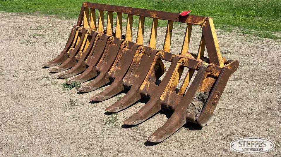 132” root rake Loader Attachment