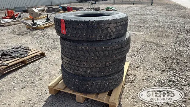 (4) Toyo M647 11R22.5 tires