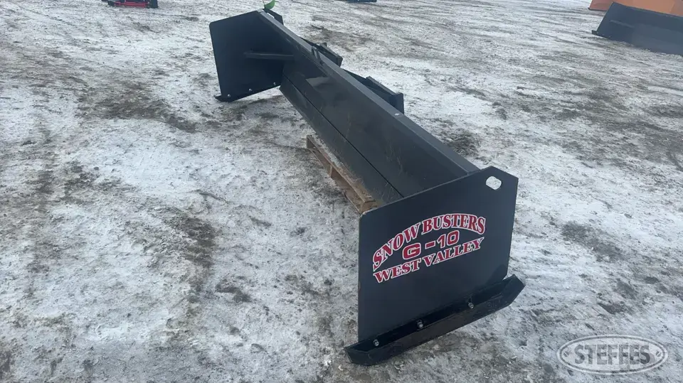 2024 Industrias America G10 Skid Steer Snow Pushers and Snowblower