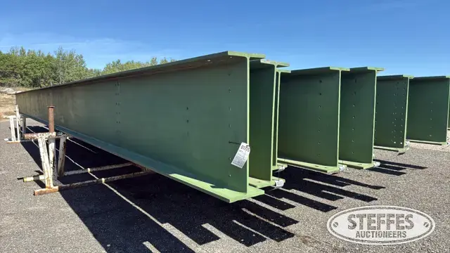 (1) Temporary bridge support beam