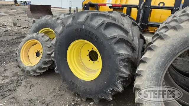 (2) Goodyear Optitrac DT830 750/65R26 tires