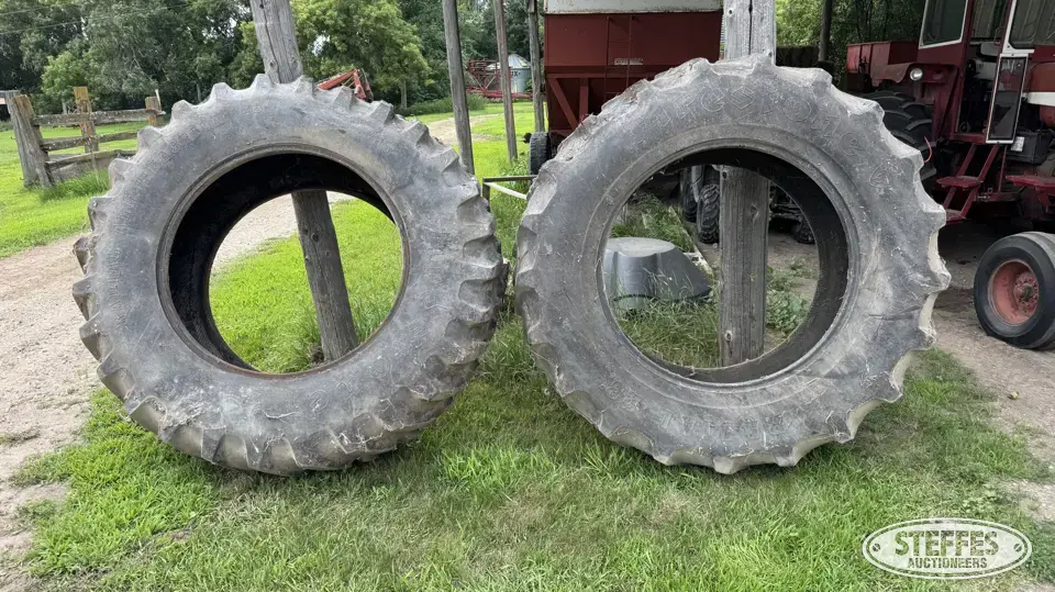 (2) Firestone 20.8R38 tires Tractor-Implement Tire