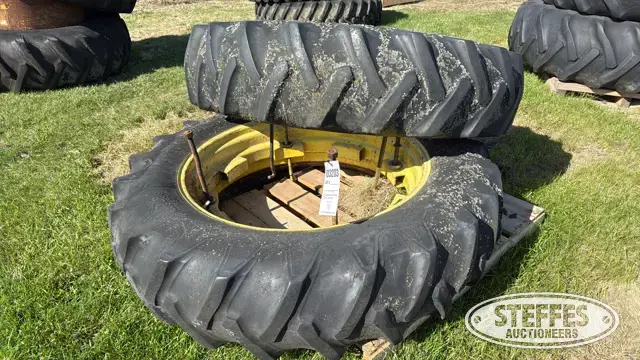 (2) Firestone 14.9-38 tires