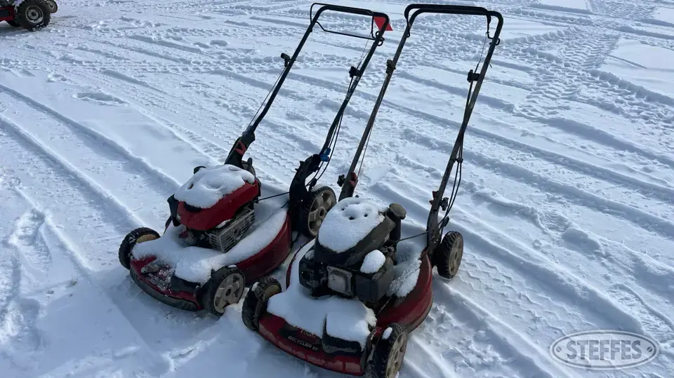 (2) Toro 19" push mowers