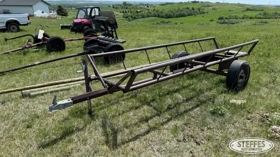 Shop-built bale trailer Bale Transportation