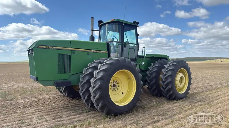 1995 John Deere 8770 4WD Tractor