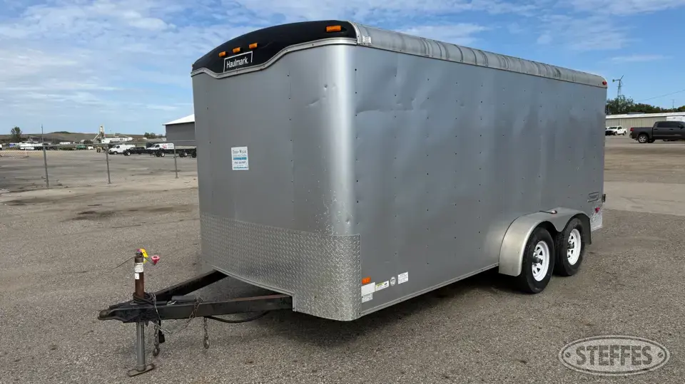 2009 Haulmark tandem axle enclosed cargo trailer