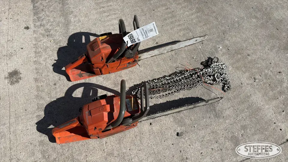 (2) Husqvarna chain saws Landscaping Equipment-Other