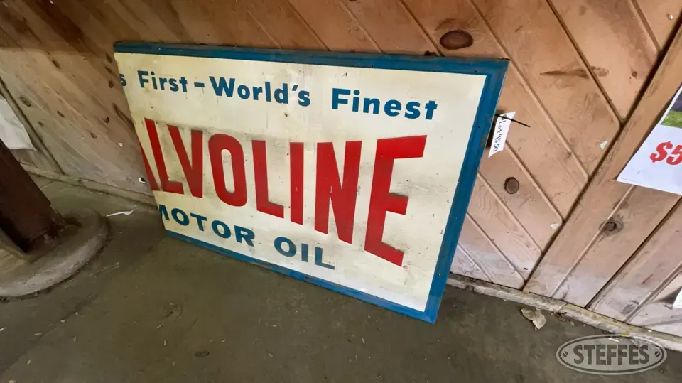 Valvoline Motor Oil Sign Signage
