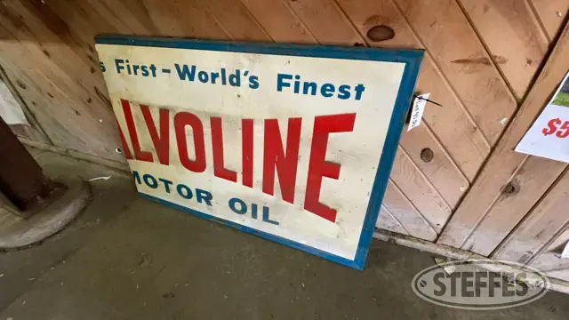 Valvoline Motor Oil Sign