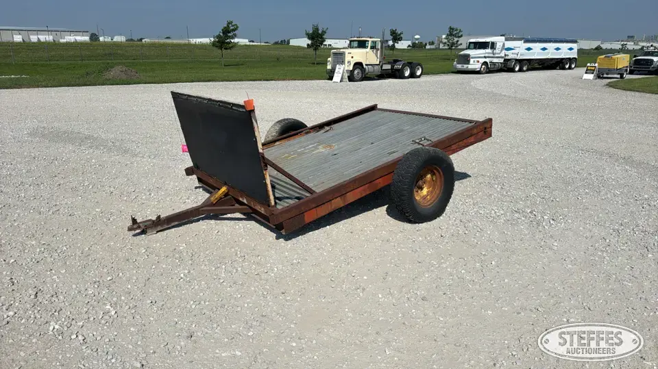 Shop built single axle trailer Utility Trailer