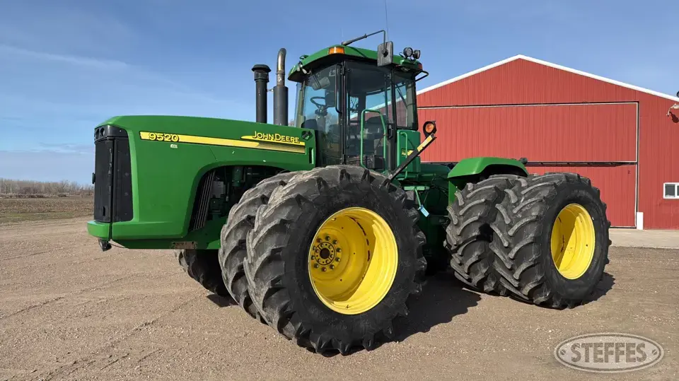 2002 John Deere 9520 4WD Tractor