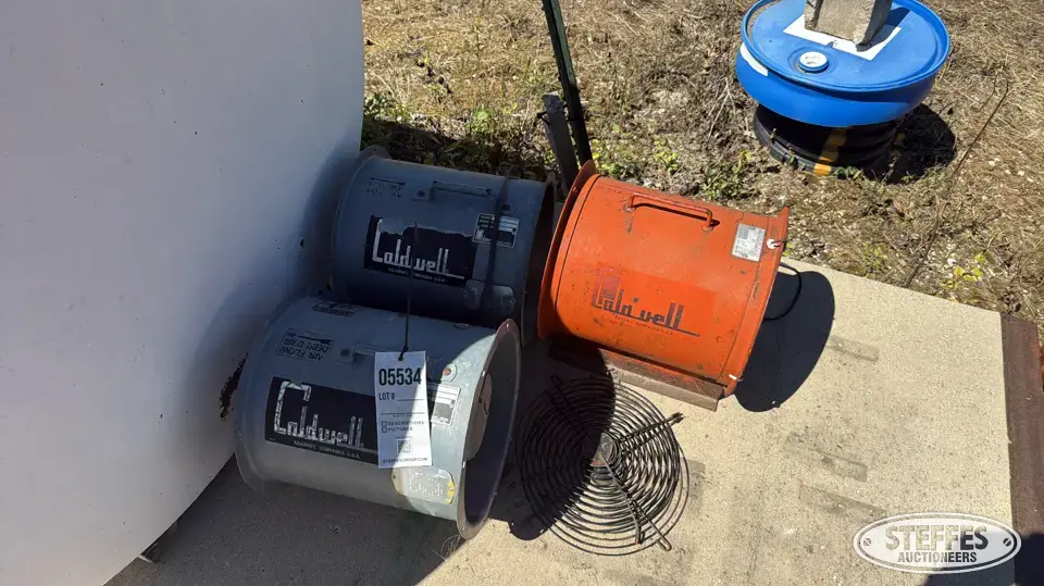 (3) Caldwell bin fans