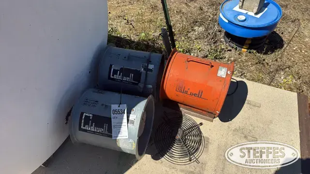 (3) Caldwell bin fans