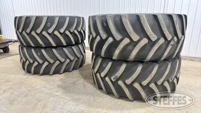 (4) Goodyear Optitorque LSW800/55R46 tires