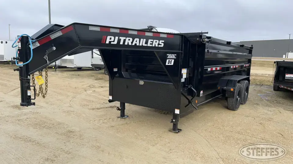 2023 PJ HD Low Pro Dump Gooseneck Dump Trailer