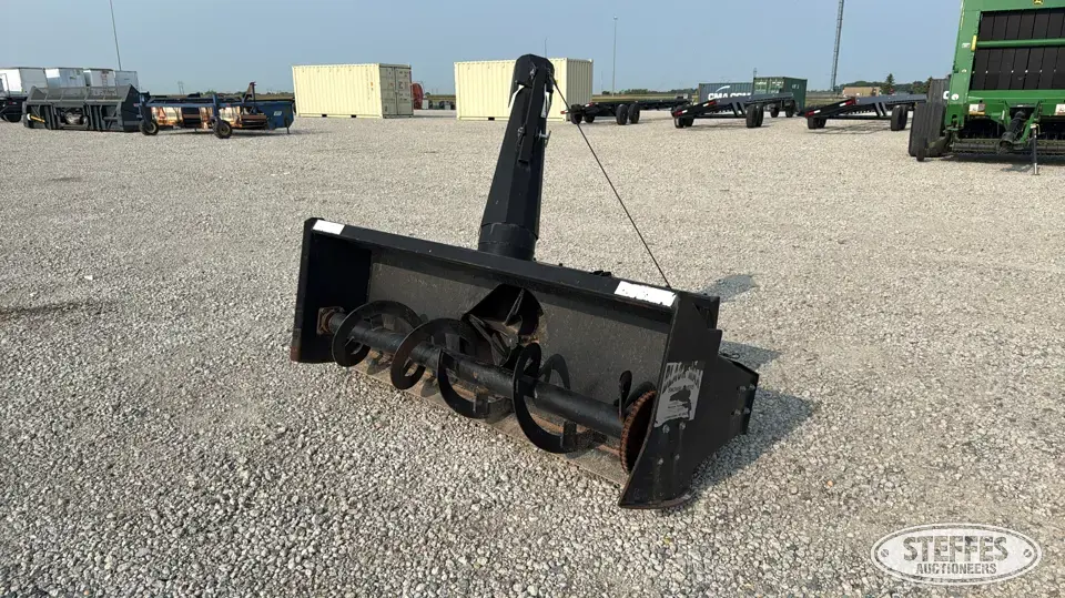 Sheyenne Tool & Mfg. Black Max Skid Steer Snow Pushers and Snowblower