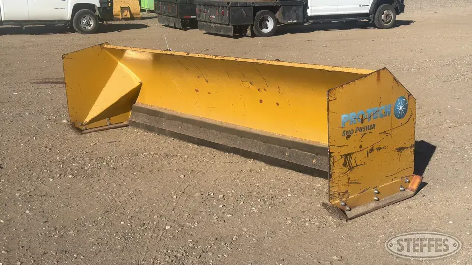 Pro-Tech SP12B Skid Steer Snow Pushers and Snowblower