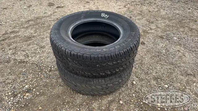 (2) 235/70R16 tires