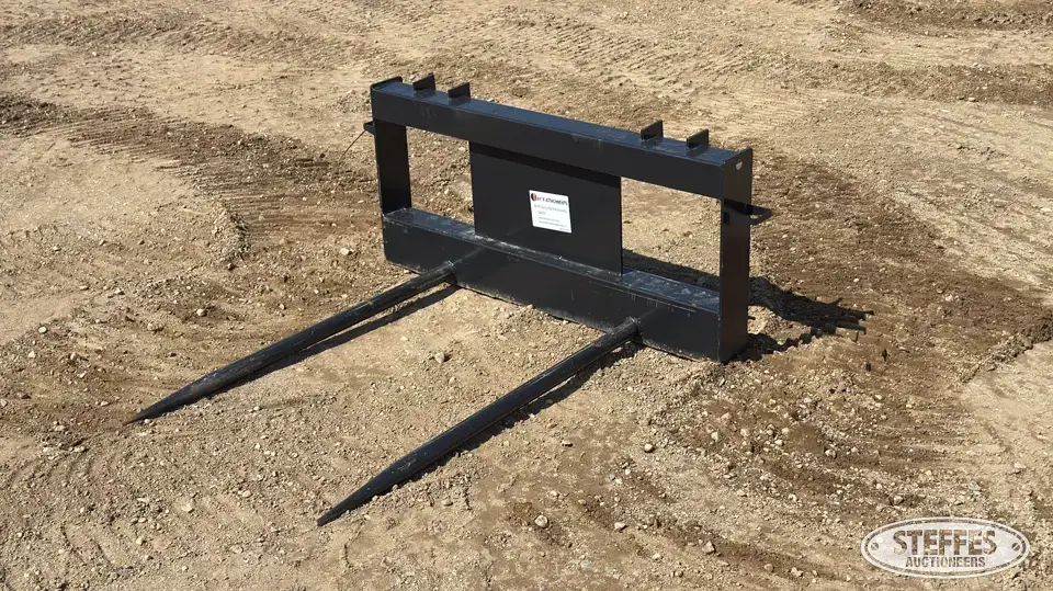 JCT Bale Spear Skid Steer Attachments-Other