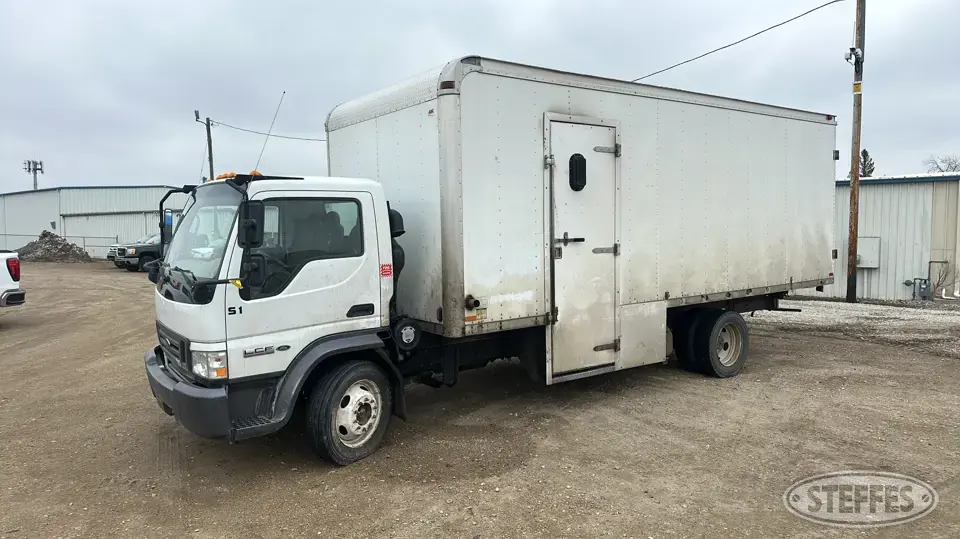 2008 Ford LCF 550 Single Axle Boxed Truck